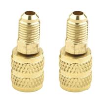 Adaptador De Latão Para Bomba De Vácuo Com Engate Rápido 5/16 SAE F Para 1/4 SAE Para Ar