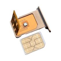 Adaptador De Leitor De Cartão Dual SIM Para iPhone Xr XR pro Max pro 11 12 13 Cartão De Desbloqueio