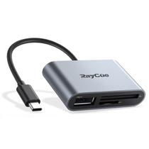 Adaptador de leitor de cartão RayCue USB C SD/TF para iPhone 15