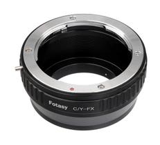 Adaptador de lente Fotasy Contax Yashica C/Y para Fuji X para X-Mount