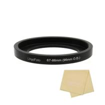 Adaptador de lente LingoFoto Step Up Ring 46-86 mm a 95 mm Matte Box