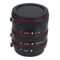 Adaptador de lente: tubo de extensão macro para câmera EOS EF Mount