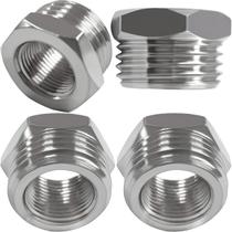 Adaptador de linha de água Beduan G 1/2 para compressão 3/8 (pacote com 4)