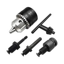Adaptador De Mandril De Broca 1/2-20UNF Para Parafusadeira De Impacto Com Haste Hexagonal E Soquete