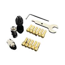 Adaptador De Mandril Micro Mini 0.5-3.2mm Com Collet De Latão M7/8x0.75 Para Ferramentas Rotativas