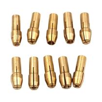 Adaptador De Mandril Para Mini Furadeira 0.5mm-3.2mm Compatível Com Dremel, Micro Collet De Latão