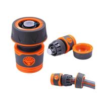 Adaptador De Mangueira De Jardim 1/2 3/4 Polegadas, 3 Peças, Conector Rápido, Acoplador De Parada De
