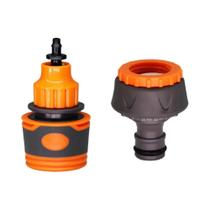 Adaptador De Mangueira De Jardim De 1/2 E 3/4 Polegadas Com Conector Rápido, Acoplador De Parada De Adaptador De Mangueira De Jardim De 1/2 E 3/4 Polegadas Com Conector Rápido, Acoplador De Parada De