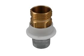 Adaptador de mangueira de jardim Plumb Pak PP850-17 Brass 3/4" IPS