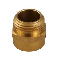 Adaptador de mangueira de jardim Plumb Pak PP850 Brass 3/4" Mht x Fip