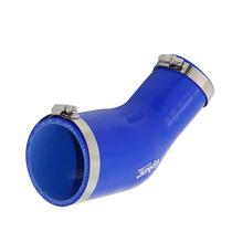 Adaptador De Mangueira De Silicone Redutor Azul 45 Graus Universal Resistente a Chamas Conector De