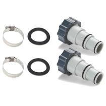 Adaptador de mangueira de substituição com 2 unidades para conjuntos de piscina Intex Adaptador de mangueira de substituição com 2 unidades para conjuntos de piscina Intex