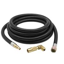Adaptador de Mangueira para Propano Flame King 3,7 m Conexão Rápida para RV