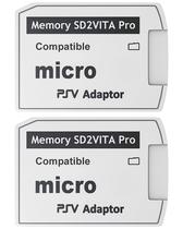 Adaptador de memória PS Vita SD2vita Pacote com 2 cartões SD Skywin Adaptador de memória PS Vita SD2vita Pacote com 2 cartões SD Skywin