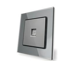 Adaptador De Módulo RJ45 De Vidro Temperado De Alta Resistência Painel Delviz Interface De Rede Para Adaptador De Módulo RJ45 De Vidro Temperado De Alta Resistência Painel Delviz Interface De Rede Para