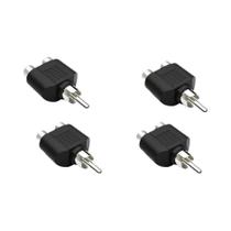 Adaptador De Monitor De Câmera Traseira Para Carro: Conector De Aviação De 4 Pinos (Macho/Fêmea)