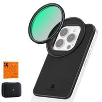Adaptador de montagem de filtro de lente magnética com CPL de 67 mm para iPhone