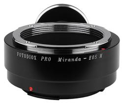 Adaptador de montagem de lente Fotodiox Pro Miranda para Canon EOS M