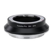Adaptador de montagem de lente Fotodiox Pro Olympus Zuiko (OM) Lente SLR de 35 mm para câmera sem espelho G-Mount GFX