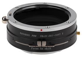 Adaptador de montagem de lente Fotodiox Pro Shift Canon EF para Sony E