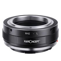 Adaptador de montagem de lente K&F Concept M42-L Manual Focus to L Mount Adaptador de montagem de lente K&F Concept M42-L Manual Focus to L Mount