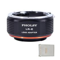 Adaptador de montagem de lente Leica R compatível com PHOLSY para Sony E
