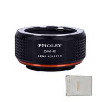 Adaptador de montagem de lente PHOLSY para Olympus Zuiko OM para Sony E