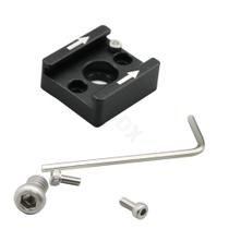Adaptador De Montagem De Sapata Fria De 1/4 "para Câmera DSLR Rig Cage Cheese Plate Vídeo Flash