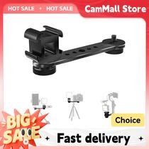 Adaptador de Montagem de Sapata Tripla 3 em 1 para Gimbal - Suporte de Microfone e Extensão