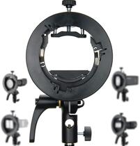 Adaptador de montagem Speedlite Bracket Godox S2 Bowens Universal