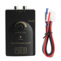 Adaptador de nível de alto-falante Aramox Auto Car RCA Output Stereo