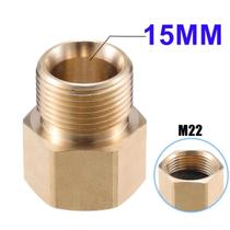 Adaptador De Pistola De Lavagem De Alta Pressão M22 Fêmea Para Macho 14mm 15mm Furo Conexão De Bico