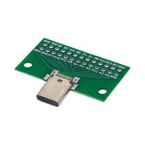 Adaptador De Placa De Teste USB 3.1 Tipo-C Macho-Fêmea 24 Pinos Conector Soquete 2.54mm Para Cabo De Adaptador De Placa De Teste USB 3.1 Tipo-C Macho-Fêmea 24 Pinos Conector Soquete 2.54mm Para Cabo De