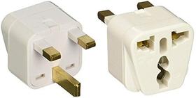 Adaptador de plugue CKITZE BA-7-3P aterrado universal tipo G, pacote com 3 Adaptador de plugue CKITZE BA-7-3P aterrado universal tipo G, pacote com 3