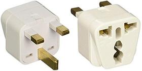 Adaptador de plugue CKITZE BA-7-3P aterrado universal tipo G, pacote com 3