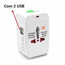 Adaptador de Plugue Internacional Universal, 2 Portas USB, World Travel, Carregador de Energia AC, Adaptador, AU, EUA Adaptador de Plugue Internacional Universal, 2 Portas USB, World Travel, Carregador de Energia AC, Adaptador, AU, EUA