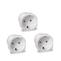 Adaptador de plugue Ziissup Europeu para EUA Tipo C/E/F para EUA 110V Adaptador de plugue Ziissup Europeu para EUA Tipo C/E/F para EUA 110V