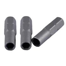 Adaptador de Ponteira para Chave de Fenda TorSor 25mm 6,35mm para Hex 4mm