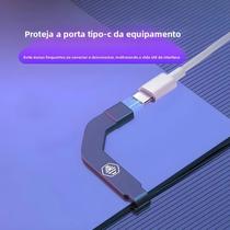 Adaptador de porta de carregamento do conversor de conector tipo C universal
