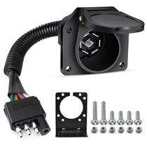 Adaptador de reboque Wiring Harness Nilight de 4 vias, plano para 7 vias