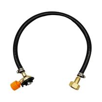 Adaptador De Recarga De Gás Com Válvula À Prova De Vazamentos, Mangueira Trançada, Tubo De Borracha,