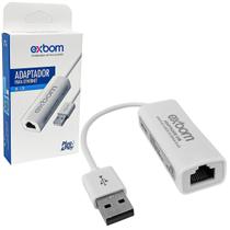 Adaptador de Rede Ethernet USB 2.0 RJ45 10/100MB/s UL-120 EXBOM