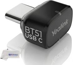 Adaptador de Rede Global Teck BT51 USB-C Bluetooth Alcance de 30m Adaptador de Rede Global Teck BT51 USB-C Bluetooth Alcance de 30m
