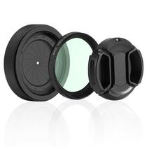 Adaptador de reversão de lente FotoAene Adjustable Iris M30-M37