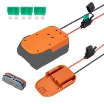 Adaptador de roda elétrica com bateria de íon-lítio Ridgid 18V com fusível e fio