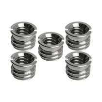 Adaptador De Rosca Para Tripé Em Aço Inoxidável 1/4-20 Fêmea Para 3/8-16 Macho Para Câmera DSLR E