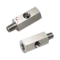 Adaptador De Sensor De Pressão De Óleo Em Aço Inoxidável 1/8NPT Para Conector M12 M10 M14 1/4NPT De