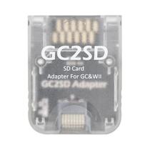 Adaptador De Slot Para Cartão De Memória Micro SD Para GameCube Wii Leve Plug And Play Leitor De