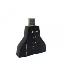 Adaptador De Som Audio Usb 7.1 Para Pc/Ps3/Notebook Headset