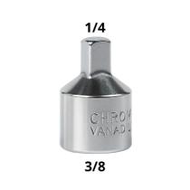 Adaptador de Soquete de 3/8 Fêmea Para 1/4 Macho Cr-V